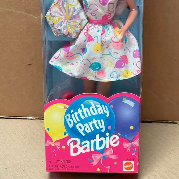 Vintage Mattel 1997 Birthday Party Barbie #18351 Special Edition NIB NBO - Picture 3 of 7
